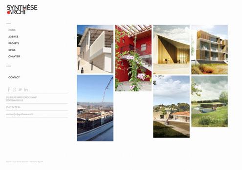 webdeisgn de site web pour cabinet d'architecture