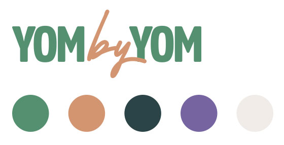 logo et chartre graphique de la marque ecommerce Yom by Yom